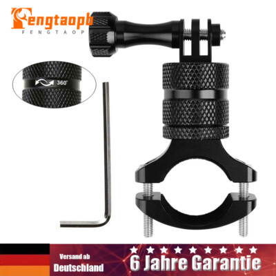 Fahrrad Halterung Motorrad Lenker Kamerahalterung für Gopro Hero 4/5/6/7/8/9