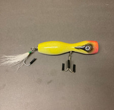 Custom Made Popper For Striper Fishing Made in USA Hand Crafted Plugs #42