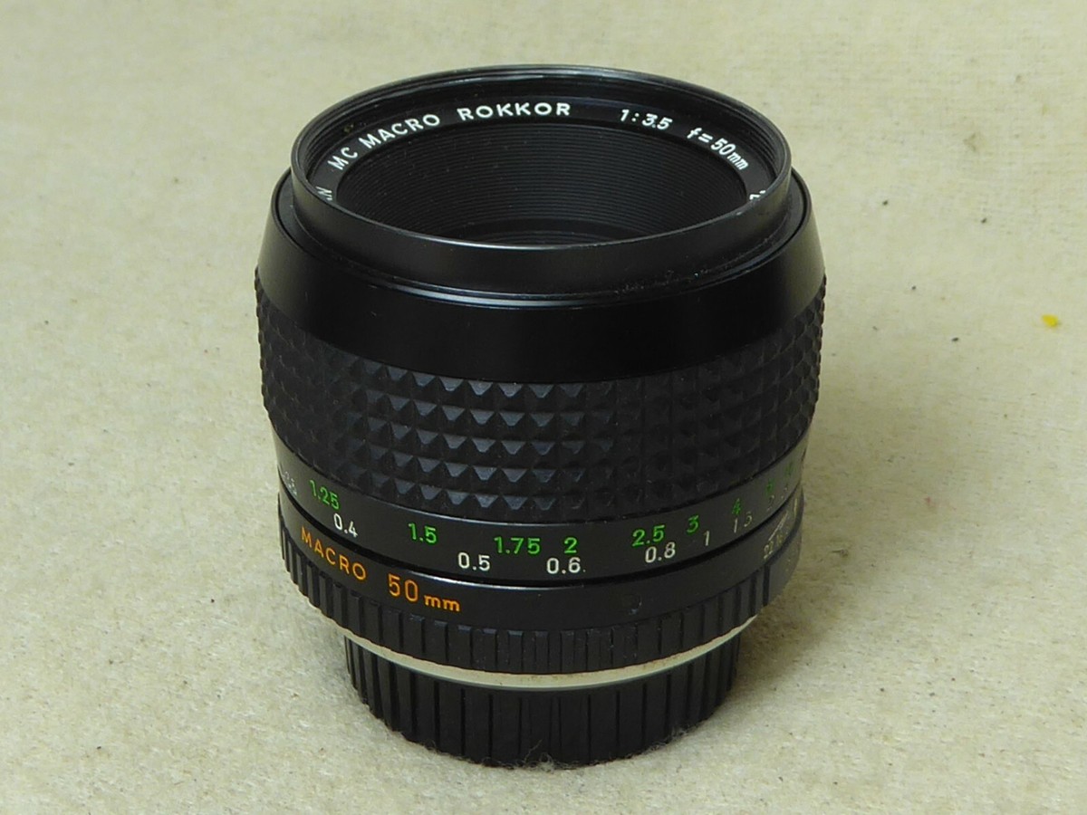Macro Lens Minolta Md Macro MINOLTA MC MACRO ROKKOR 50mm PRIME