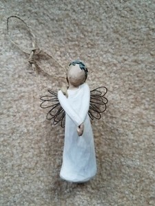 Demdaco Willow Tree Celebrate Angel Ornament