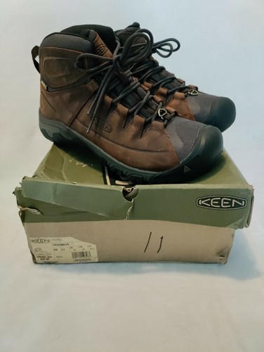 Keen Men's Targhee Lace Waterproof Boot - 11 - Cocoa / Mulch