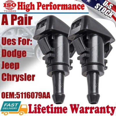#ad Windshield Washer Nozzle For 2013 2014 2015 2016 2017 DODGE RAM 1500 2500 3500 $7.89