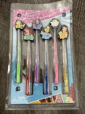 Bolígrafos de gel multicolores Disney Princess Bun Topper (juego de 6)