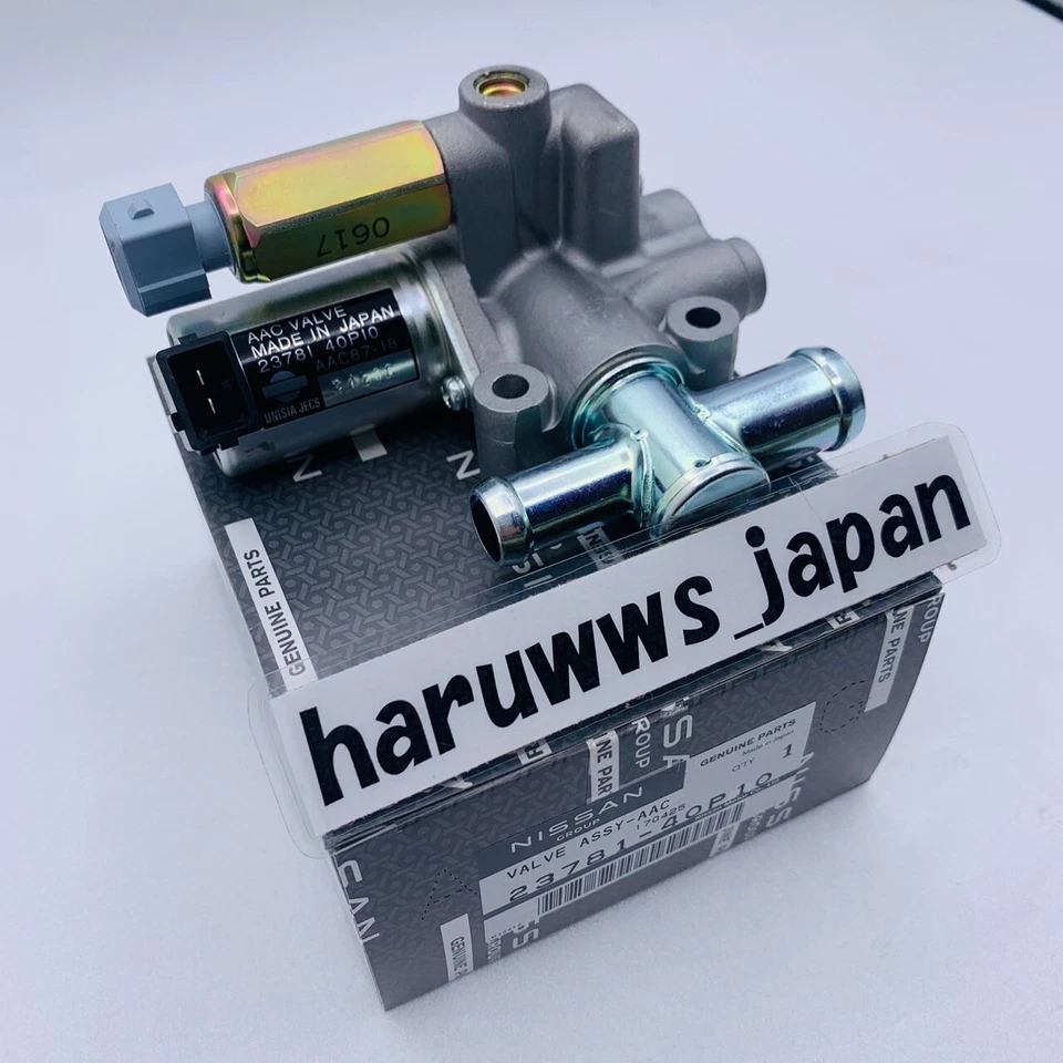 OEM Nissan 300ZX Z32 Válvula Aac Iacv Conjunto 23781-40P10 Genuino Nuevo VD30DT VG30DTT Foto 2 de 4