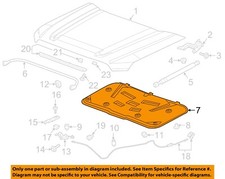 GM OEM 19-23 Sierra 1500 Hood Hood Components-Insulator 84391125