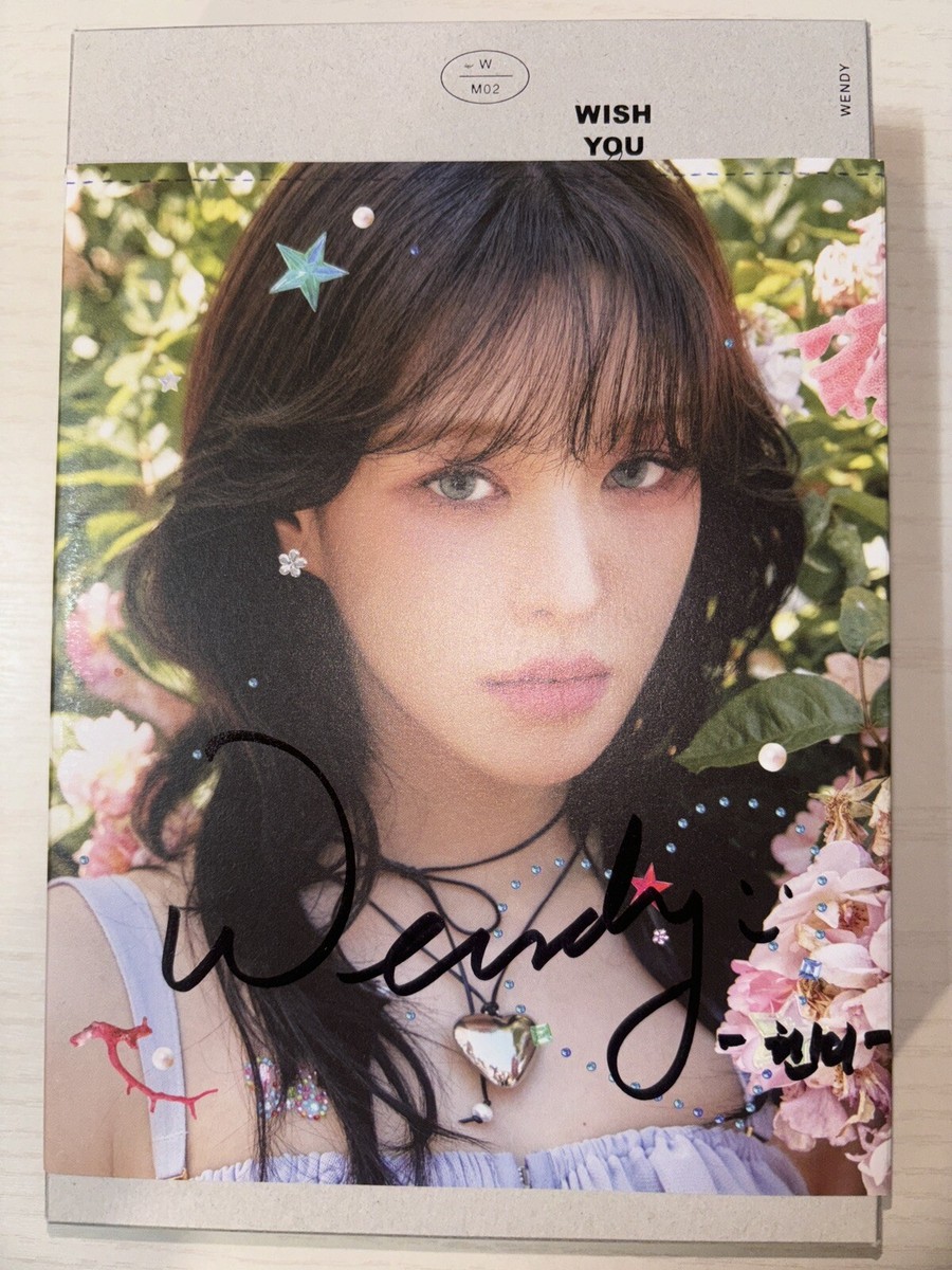 Red Velvet WENDY [Wish you hell] Autographed Signed Album | eBay