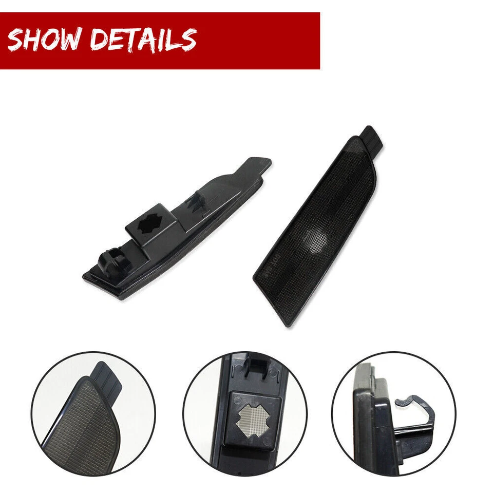 Luces reflectoras laterales parachoques delantero lente ahumada para Mazda 6 2009-2013 Foto 3 de 4