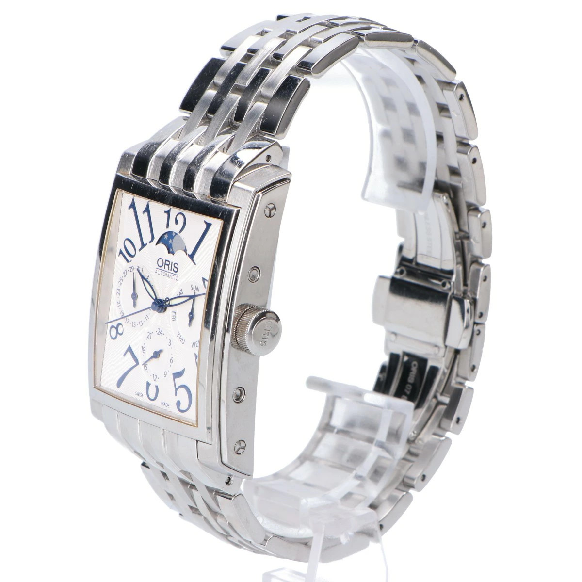 ORIS 7658 Rectangular Complication Moon Phase Aut… - image 4