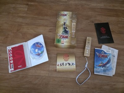 Zelda Skyward Sword Limited Edition Pack Nintendo Wii OVP Gold