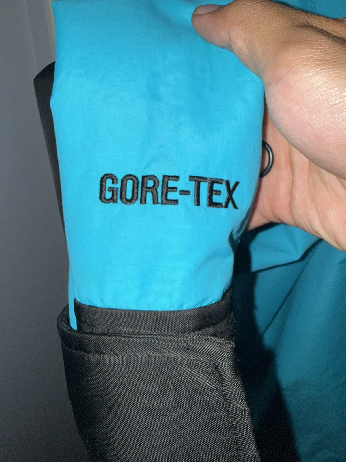 Supreme x The North Face Arc Logo Mountain Parka SS19 Teal - Large Authentic - product detail image 8