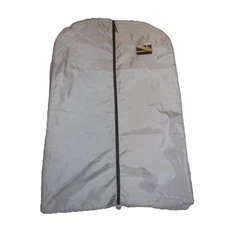 TOM FORD Garment Bag Silver Tone Zipper Protective Cover