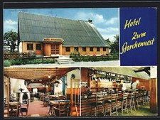 Altenwalde b. Cuxhaven, Hotel Zum Storchennest, Bahnhofstr. 11, Ansichtskarte 
