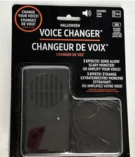 Amscan Inc Voice Changer Halloween Amplify or Change 3 Effects Scary Tekky