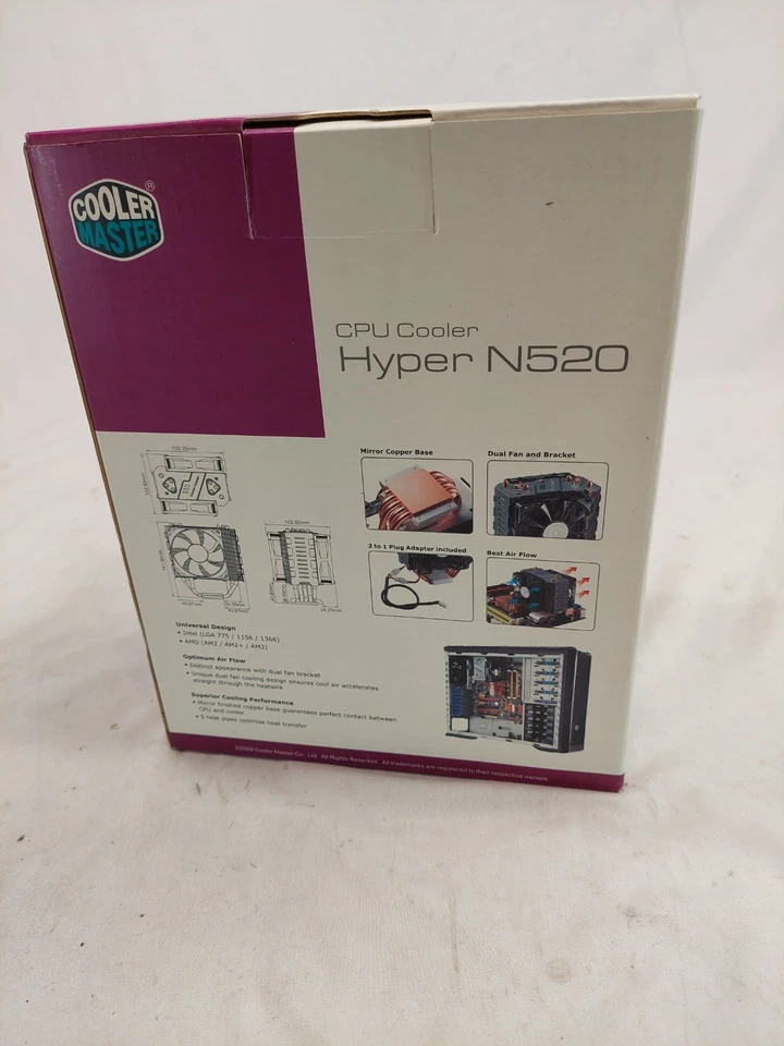 Cooler Master CPU Cooler Hyper N520 - Image 4 of 4
