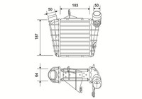 Valeo LadeluftküHler 822943 Aluminium FüR VW Polo 4 FOX 5Z1 5Z3 5Z4 5Z5 9N2 9N4