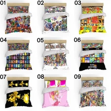 Single/King Single/Double/Queen/King Bed Quilt/Doona/Duvet Cover Set Super Mario