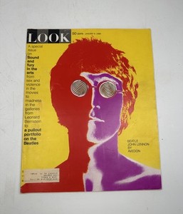 ○【希少品】1967年 Look Magazine製 ビートルズ ポスター
