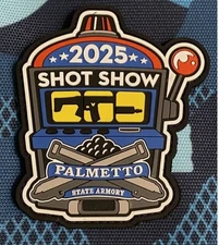 Palmetto State Armory custom Patch, SHOT 🎯 Show 2025, Hook & Loop, New!