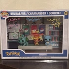 Funko Pokémon Bulbasaur/Charmander/Squirtle Deluxe Pop! Signed By Voice Actors