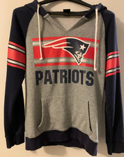 NFL New England Patriots Women's S Pullover Hoodie Kangaroo Pocket