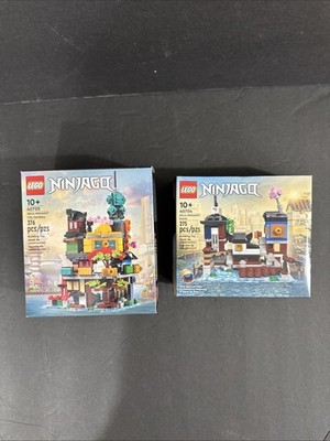 LEGO Micro Ninjago City Markets & Ninjago city Gardens. 40705 40706