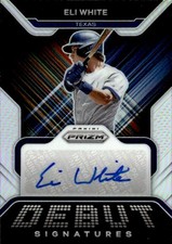 2022 Panini Prizm #DS-EW Eli White Debut Signatures Silver Prizm
