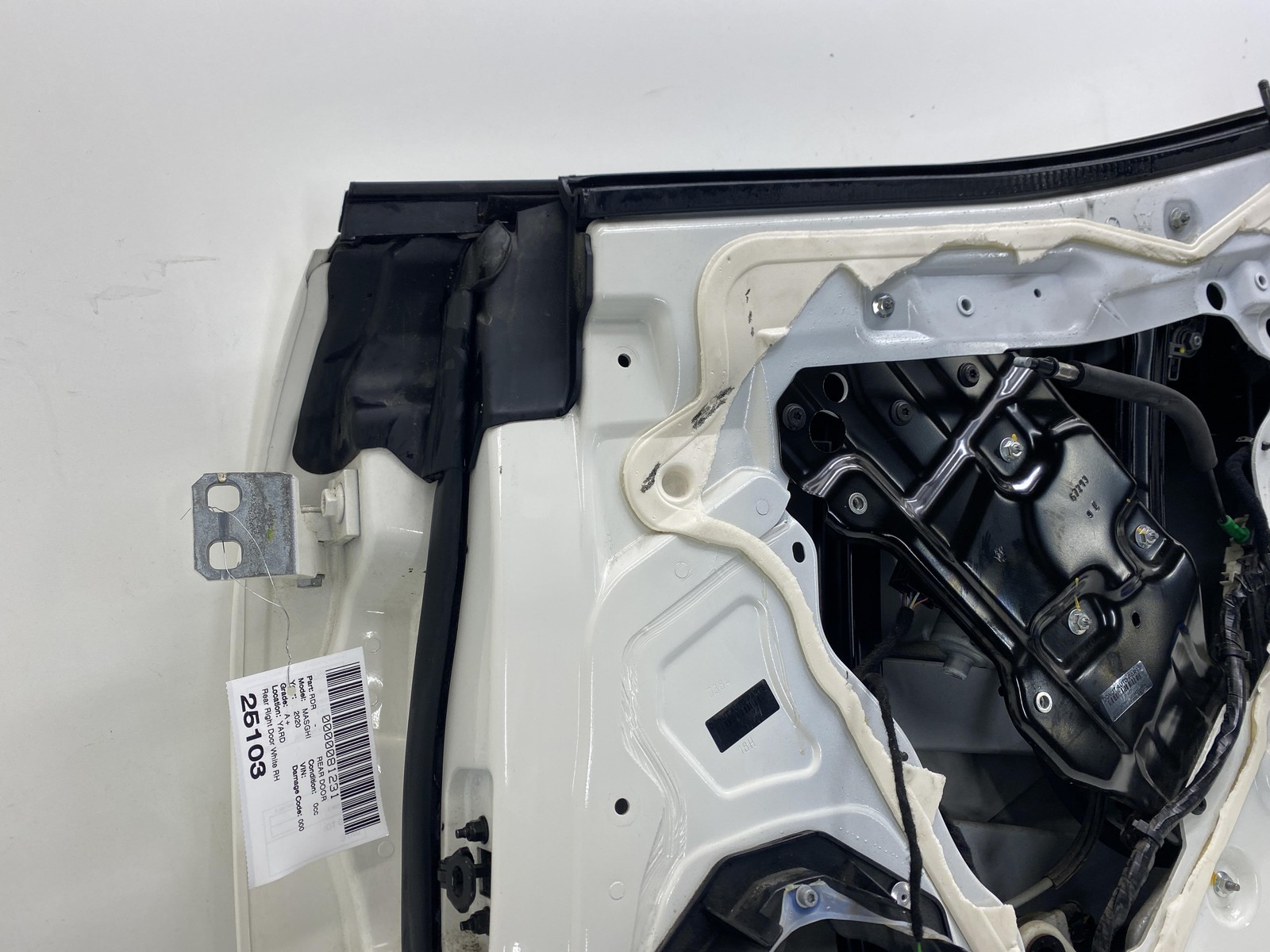 Maserati Ghibli 2014-2020 Rear Right Door panel White