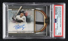 2023 Topps Museum Collection Gold 4/10 Buster Posey PSA 7 Jumbo Patch Auto 3q6