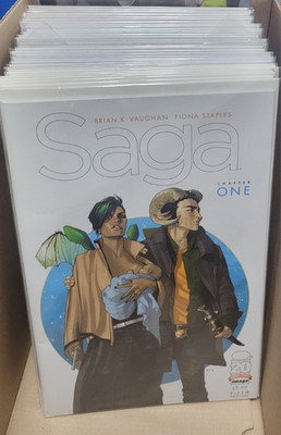 Saga #1-54 Lot by Brian K. Vaughan & Fiona Staples Image Comics Complete Run
