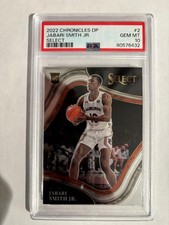 2022 PANINI SELECT # 2 JABARI SMITH ROOKIE CARD PSA 10. rookie card picture
