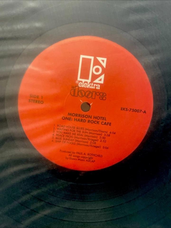 Doors Morrison Hotel Vinyl LP Elektra EKS-75007 Red Big E 1st Press 1970 VG/VG - Image 4 of 4