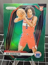 2024-25 Panini Prizm - Bub Carrington #244 Green Prizm (RC)