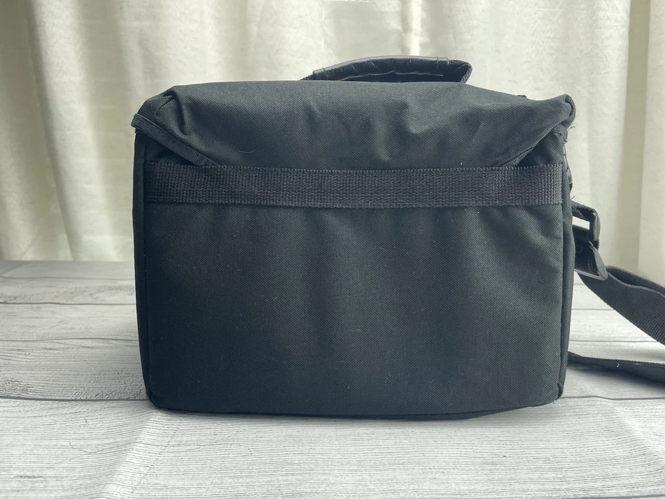 Bolso de mano grande Nikon DSLR de lona negro Foto 2 de 4