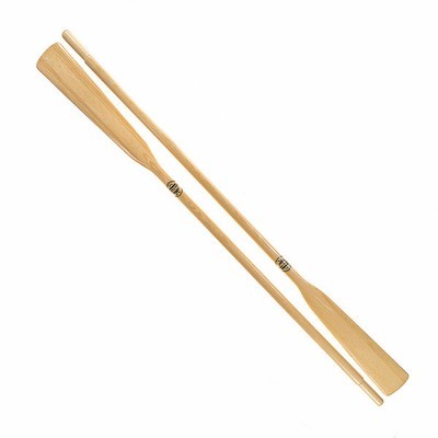 John Paddle Set:1 Paar (2 Stück) Holzruder Bootsriemen + 2 Ruderdollen