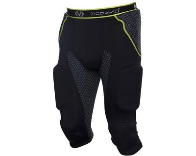 McDavid (7418) Rival Intg 7 pad 3/4 Pant Adul S Schwarz/Gelb