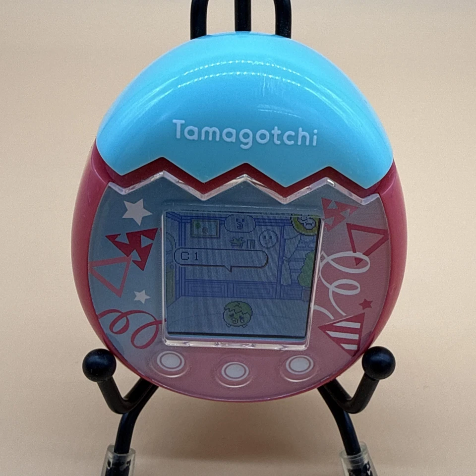Tamagotchi Pix-Party конфетти розовый - Bandai 2020 - проверенная работа редкая - Изображение 2 из 4