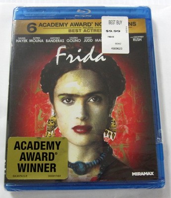 Frida 2002 NEW SEALED Blu-ray MOVIE Salma Hayek, Frida Kahlo