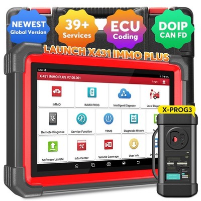 Launch X431 IMMO PLUS PAD VII+ ECU Key Programming Scanner Car Diagnostic Tool
