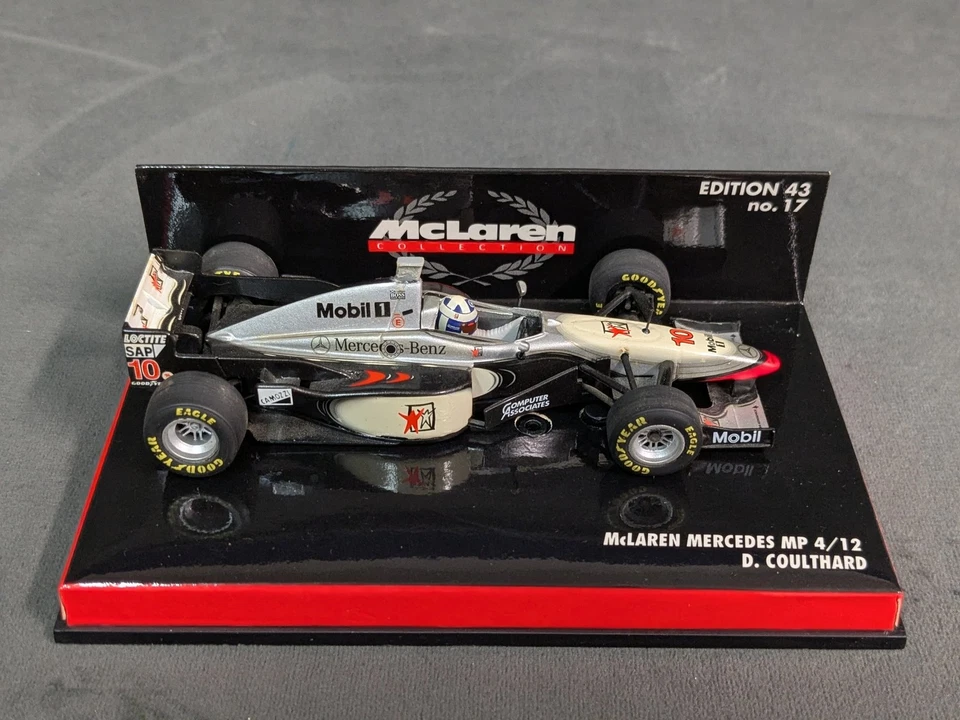x3 Minichamps McLaren Mercedes MP4/12 David Coulthard Fórmula 1 Modelo Foto 3 de 4