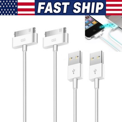 3FT 30 pin USB Charging Data Cable Cord for iPad 1/2/3 iPod Nano 1-6 LOT