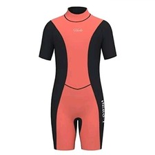 Hevto Shorty Wetsuits Kids and Youth 3mm Neoprene Surfing Swimming, Size 14