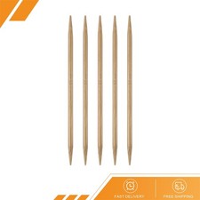5Pcs Size US 8 5mm Bamboo Knitting Needles Double Pointed 6"