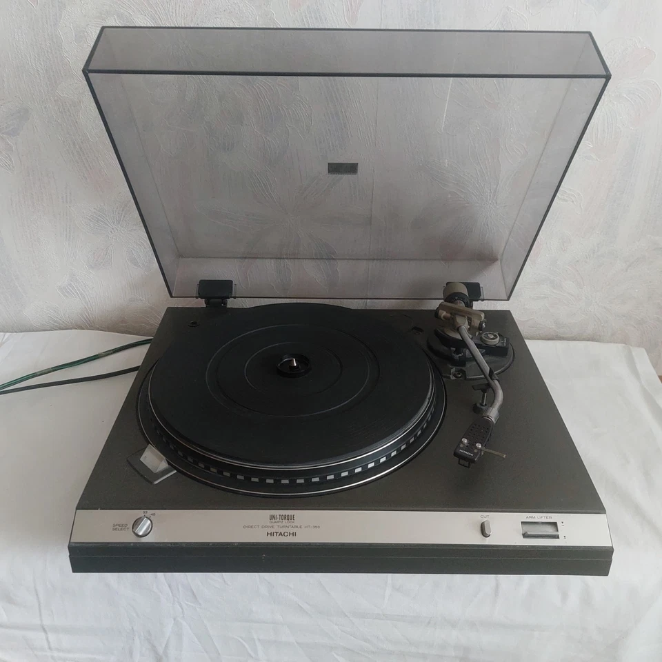 Hitachi Schallplattenspieler,   Modell HT-353, 220V, gebraucht - Bild 2 von 4