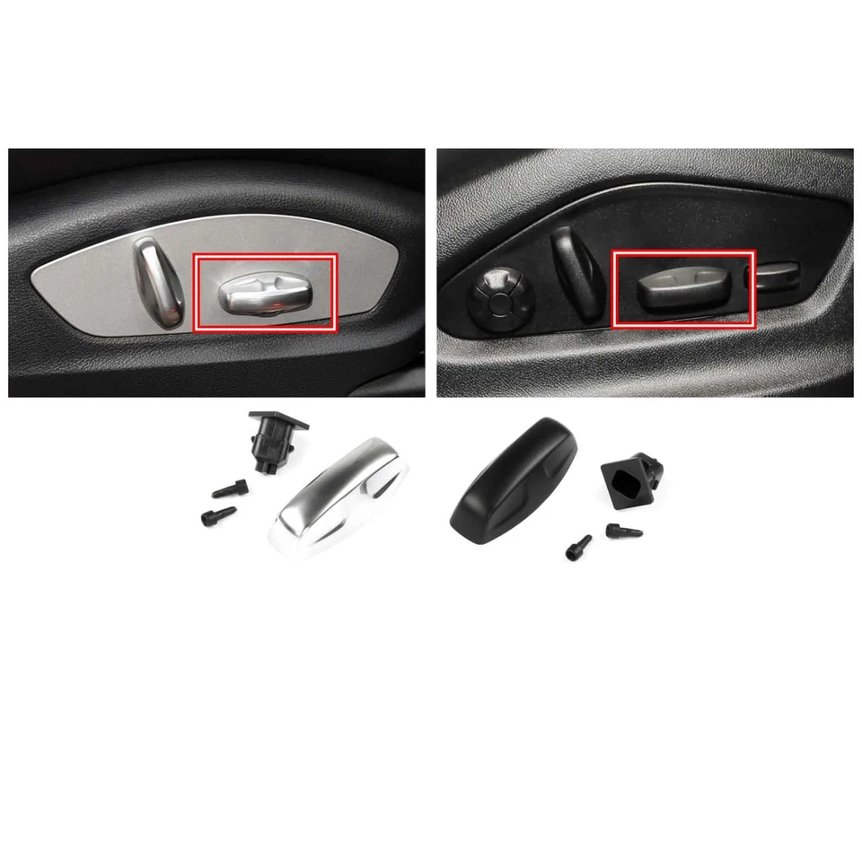 New Front Seat Adjustment Switch Button w/Clip for Porsche Boxster (981) 2013-16 - Image 2 of 4