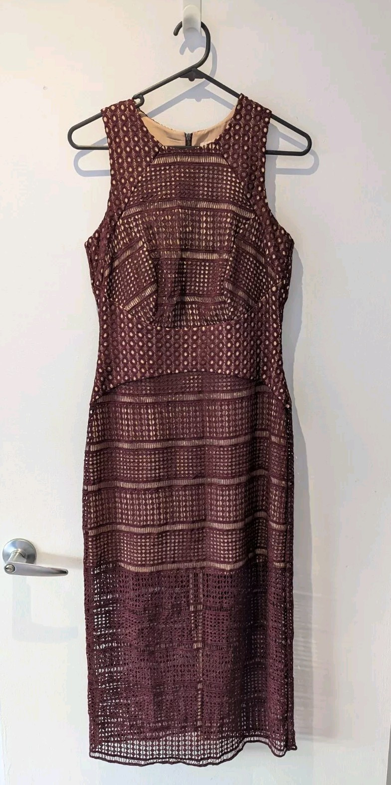 Keepsake The Label Dress Formal Womens Size Small Fig Red RRP $310 Party Wedding image 2