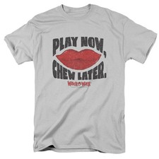 Dubble Bubble Play Chew Mens T Shirt Silver Officially Licensed