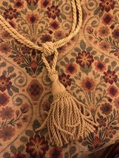 vintage Genuine Country Cottage HEAVY Tapestry 52”Wide 82” Long door curtain