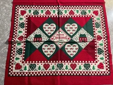Christmas Snowman Angel Primative Quilting Sewing Pillow Panels 2 Designs 16x16
