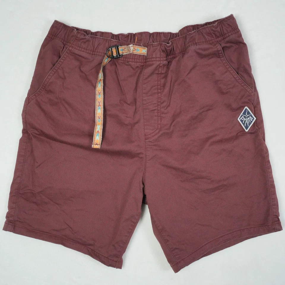 Pantalones Cortos PrAna Para Hombre Talla Mediana Púrpura Durado Mojave Cinturón Elástico Ajuste Estándar Foto 2 de 4