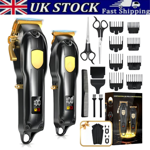 Men Shaver Machine Mens Hair Clippers Cordless Trimmer Machine Professional Electric ...